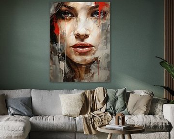 Modern Abstract Portret van SPEQ ART