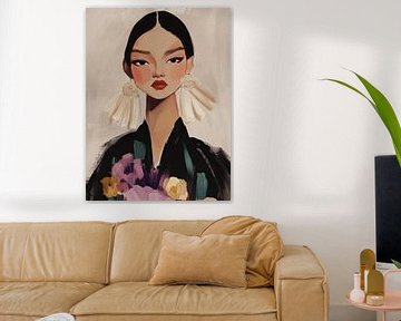 L'attitude en fleurs sur Carla Van Iersel