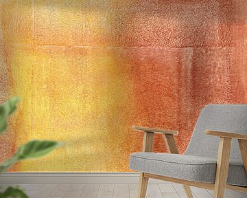 Minimalistischer Abstrakt in warmen Goldtönen
