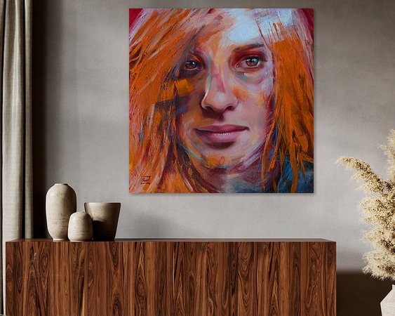 Example of the artwork in a room