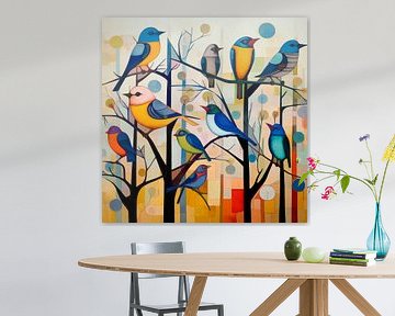 Fantasie vogels van Jutta Maria Pusl