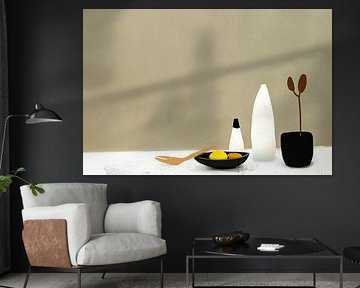 Nature morte minimaliste avec objets