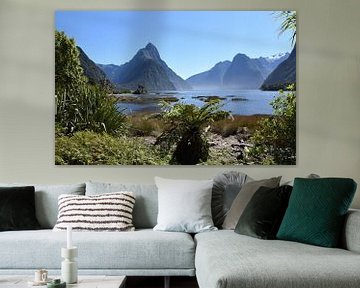Mitre Peak and Milford Sound, New Zealand by Rini Kools