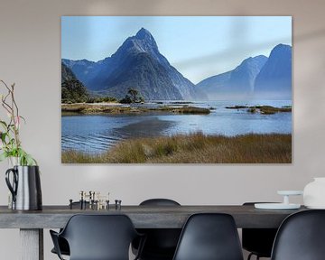 Mitre Peak and Milford Sound, New Zealand by Rini Kools