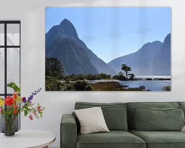 Mitre Peak and Milford Sound, New Zealand by Rini Kools