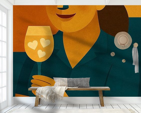 Example of the artwork in a room