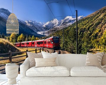 World Heritage Site Bernina Railway Switzerland