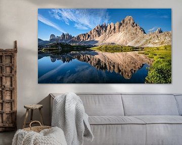 Dolomieten panorama Zuid-Tirol van Achim Thomae Photography