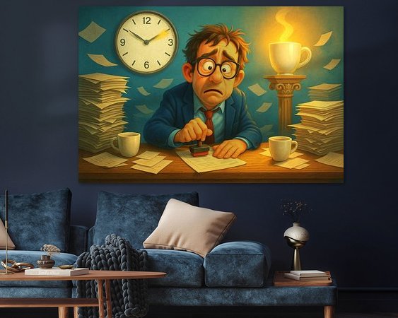 Example of the artwork in a room
