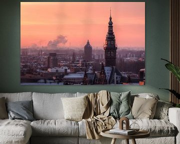 Academy Tower Groningen in Winter by Frenk Volt