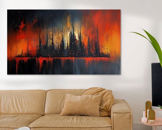 Example of the artwork in a room