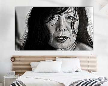 Portret in zwart-wit van Frank Heinz