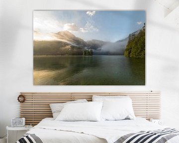Mystical morning at Königssee near Schönau. by Jiri Viehmann