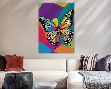 Schmetterling Pop Art Stil von MIROKKU
