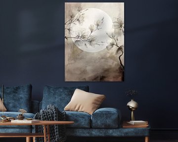 Japandi kunst: Magnoliatak voor de Zon.
