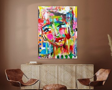 Le visage abstrait se tait sur Danielle Ducheine