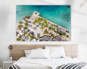 Prise de vue par drone Jan Thiel Curaçao sur Keesnan Dogger Fotografie