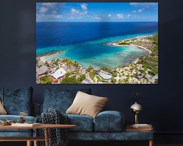 Prise de vue par drone Jan Thiel Curaçao sur Keesnan Dogger Fotografie