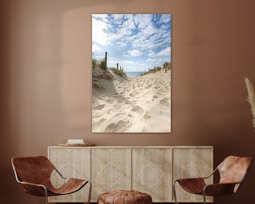 Strandopgang door de duinen – Noordzee bij Zandvoort van KB Design & Photography (Karen Brouwer)