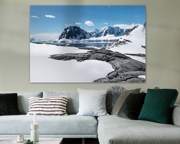 Antarctica Ongerepte Sneeuw- en Berglandschap van Nancy Pauwels Photo