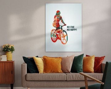 Pas de Fixie, pas de Happy Cycling Art