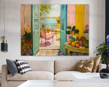 Sunlit Patio - An Invitation to Rest