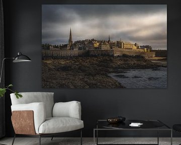Ciel orageux sur Saint-Malo sur Piermarco Raimondo