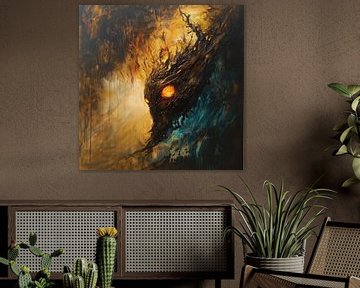 Abstrakte gruselige Kreatur von TheXclusive Art