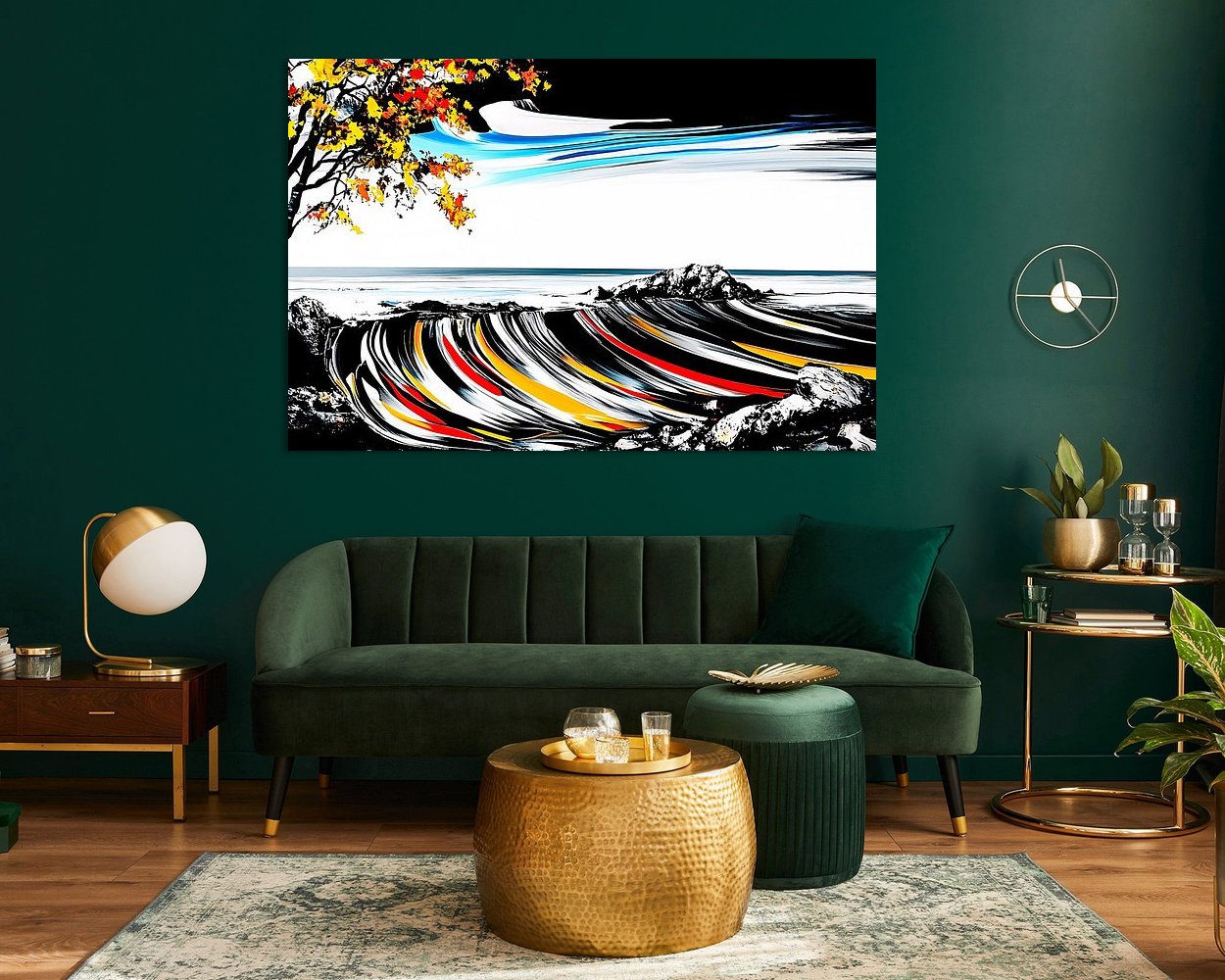 Example of the artwork in a room