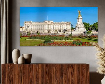 Zomer in Buckingham Palace - Panorama van Melanie Viola