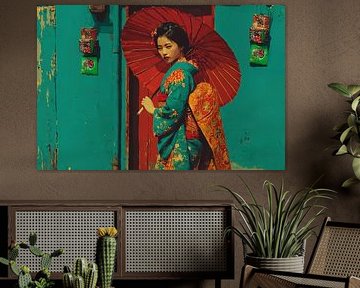 picturesque Japan Geisha by Egon Zitter