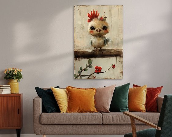 Example of the artwork in a room