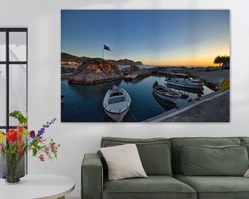 small harbour Stegna Rhodes by Henrys-Photography