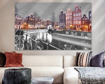 Amsterdam by Night van Dalex Photography
