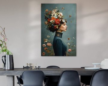 Steampunk Flower Portrait no. 1 by Studio BB