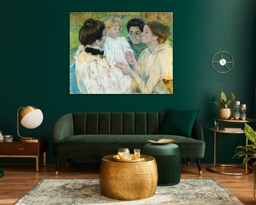 Vrouwen die een kind bewonderen, Mary Cassatt