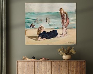 Op het strand, Édouard Manet