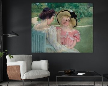 In de tuin, Mary Cassatt