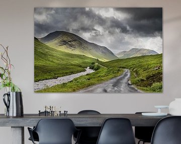 Glen Etive Schotland van Keesnan Dogger Fotografie