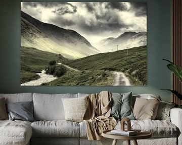 Glen Etive Schotland van Keesnan Dogger Fotografie