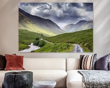 Glen Etive Schotland van Keesnan Dogger Fotografie