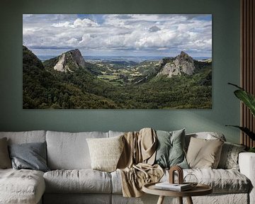 Tuilière und Sanadoire-Felsen, Auvergne, Frankreich