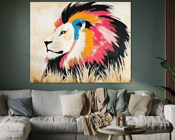 Lion | Lion with Bright Mane by Modern Collection