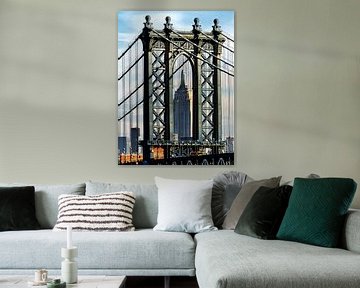 Manhattan Bridge New York van Kurt Krause