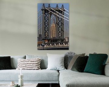 Manhattan Bridge New York van Kurt Krause