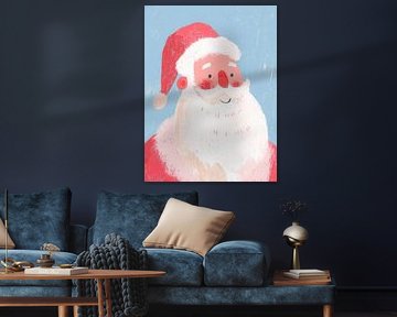 Ho Ho Ho! – Vrolijk Portret van de Kerstman van But First Framing