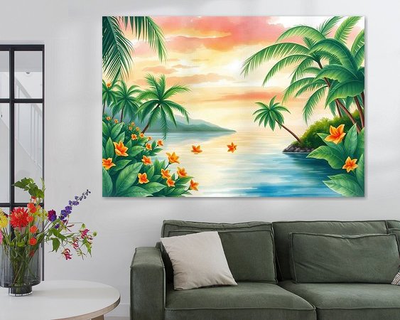 Example of the artwork in a room