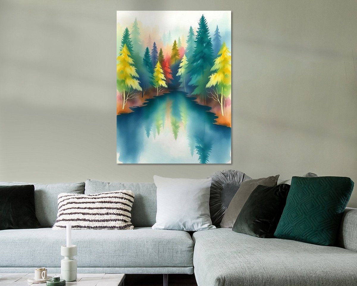 Example of the artwork in a room
