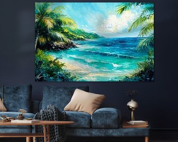 Tropical beach and sea view by Imperial Art House