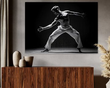 “De Ziel van de Beweging – Abstracte Dans in Stil Licht”